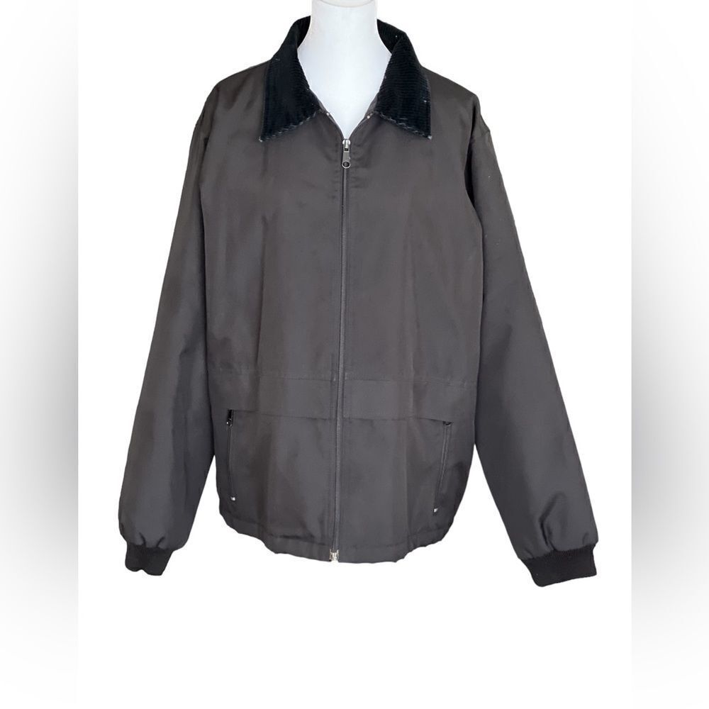 GAP Black jacket with interior quilted lining